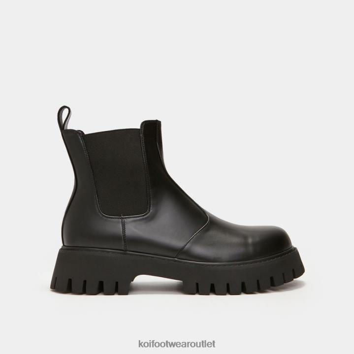 Men KOI footwear Black New Horizon Chelsea Boots TDVL195