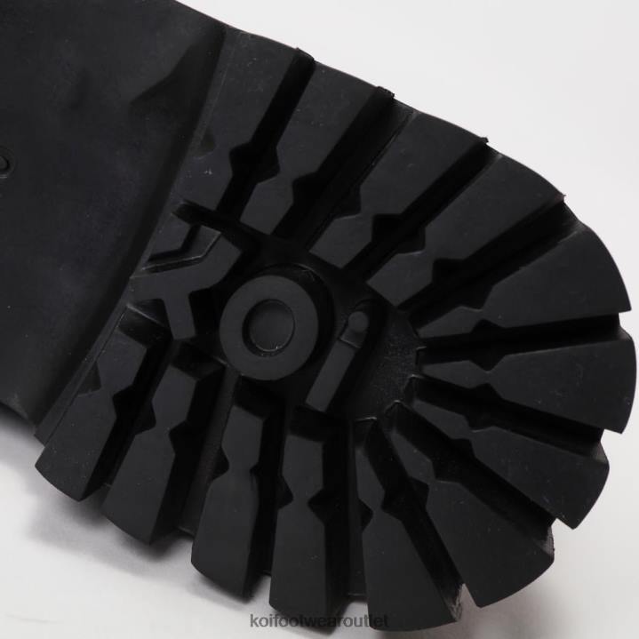 Men KOI footwear Black The Corrupter Square Toe Shoes TDVL203