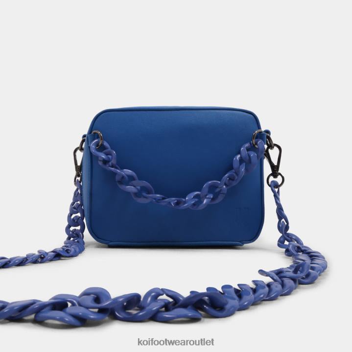 Women KOI footwear Blue Blue Chain Reaction Crossbody Bag TDVL172