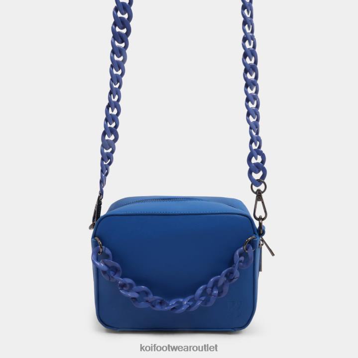 Women KOI footwear Blue Blue Chain Reaction Crossbody Bag TDVL172