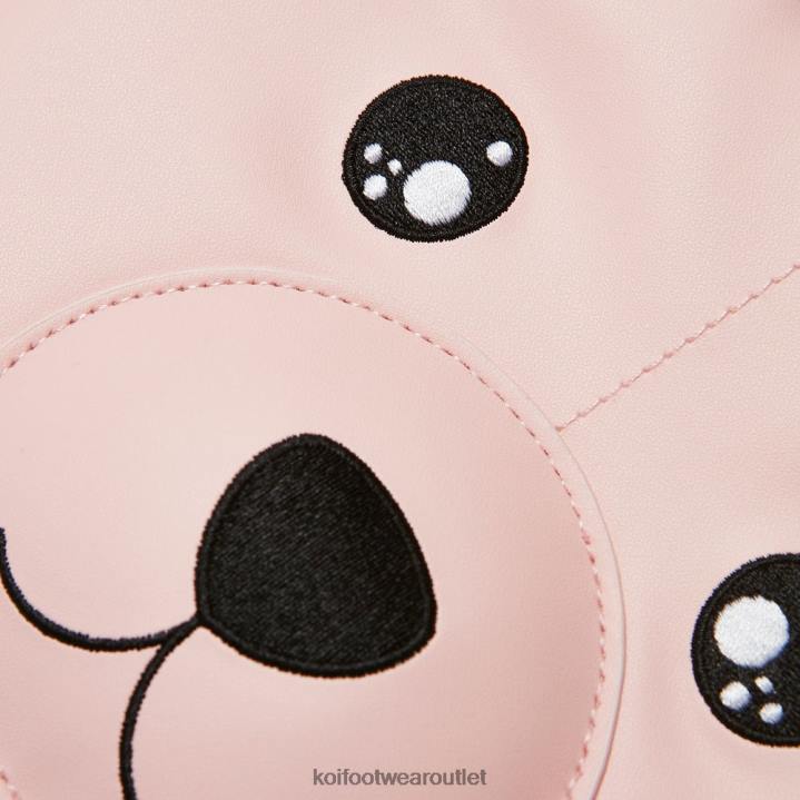 Women KOI footwear Pink Love Hugs Bear Crossbody Bag TDVL174