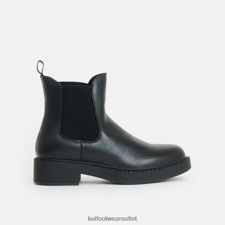 Women KOI footwear Black Spira Tale Chelsea Boots TDVL154