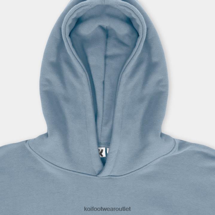 Women KOI footwear Blue Whale Berry Oversized Hoodie TDVL165