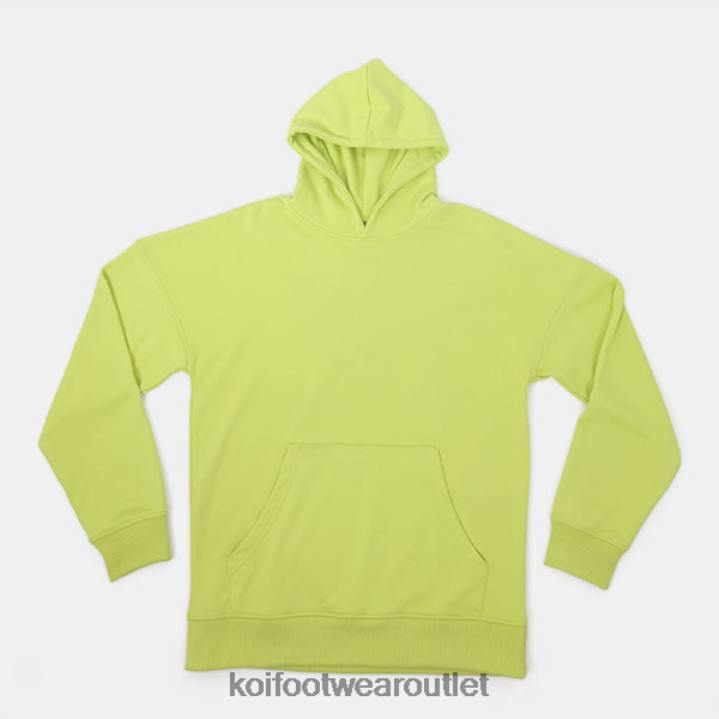 Women KOI footwear Green Pickled Slime Oversized Hoodie TDVL164