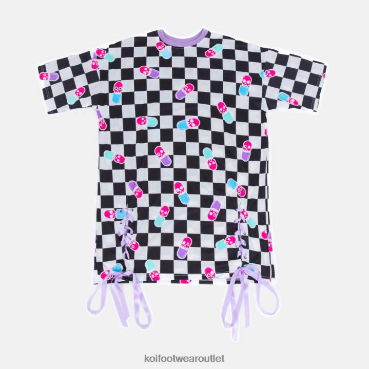 Women KOI footwear Multi Yami T Shirt Dress TDVL162