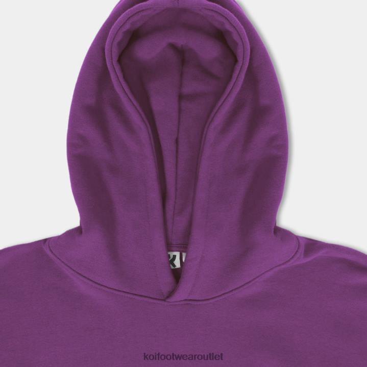 Women KOI footwear Purple Orchid Burst Oversized Hoodie TDVL163