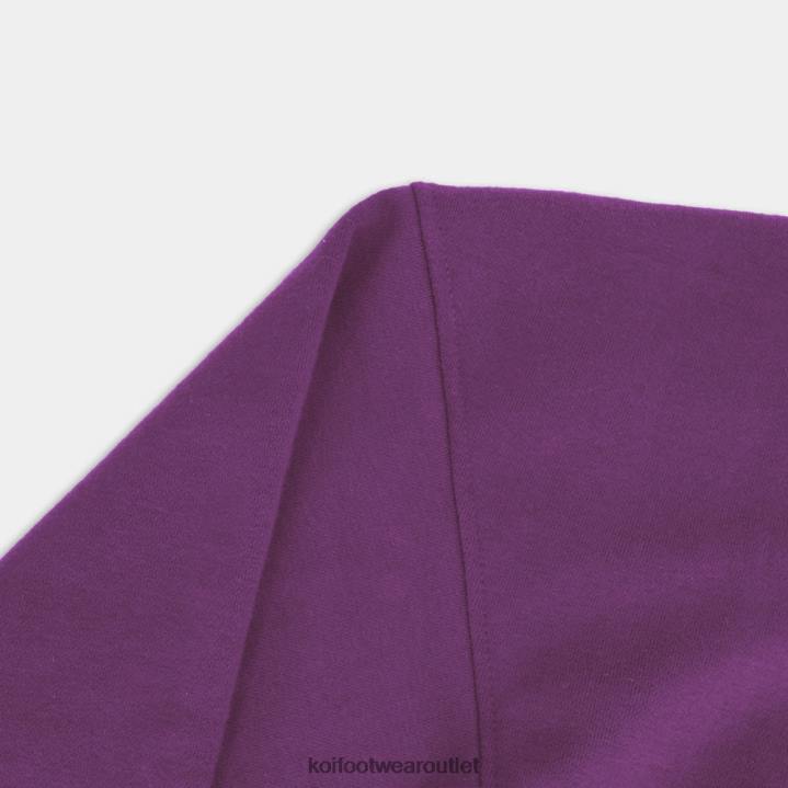 Women KOI footwear Purple Orchid Burst Oversized Hoodie TDVL163