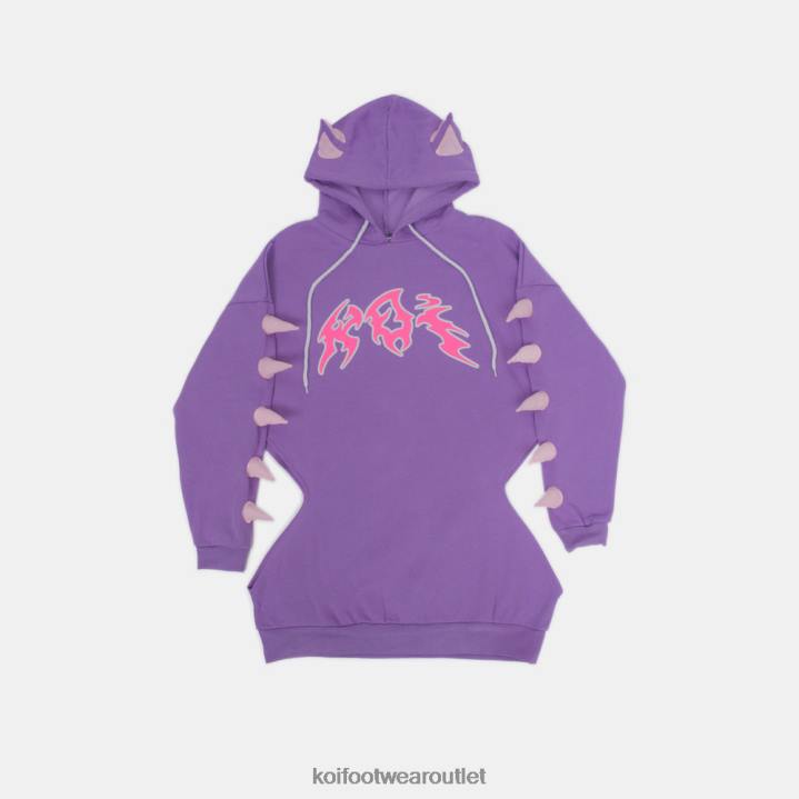 Women KOI footwear Purple Yami Hoodie TDVL158